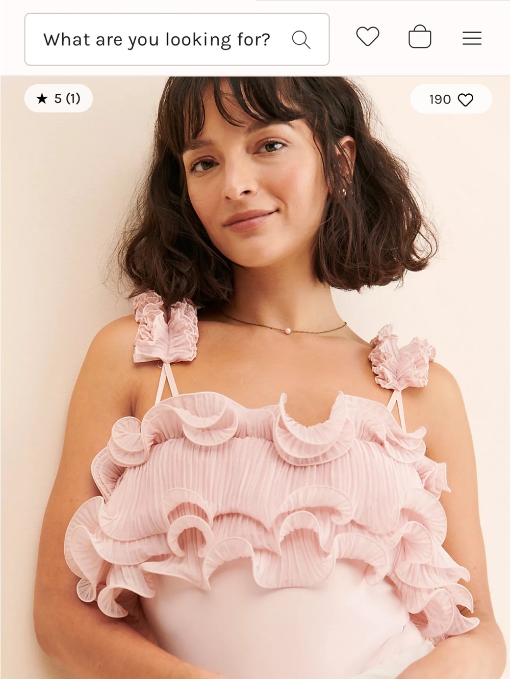 Free People For The Frill of It Bodysuit Medium